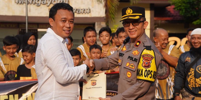 Wakapolres Purwakarta Lepas Puluhan Atlet Untuk Ikuti Kapolda Cup VI Kejurda Inkanas Jawa Barat