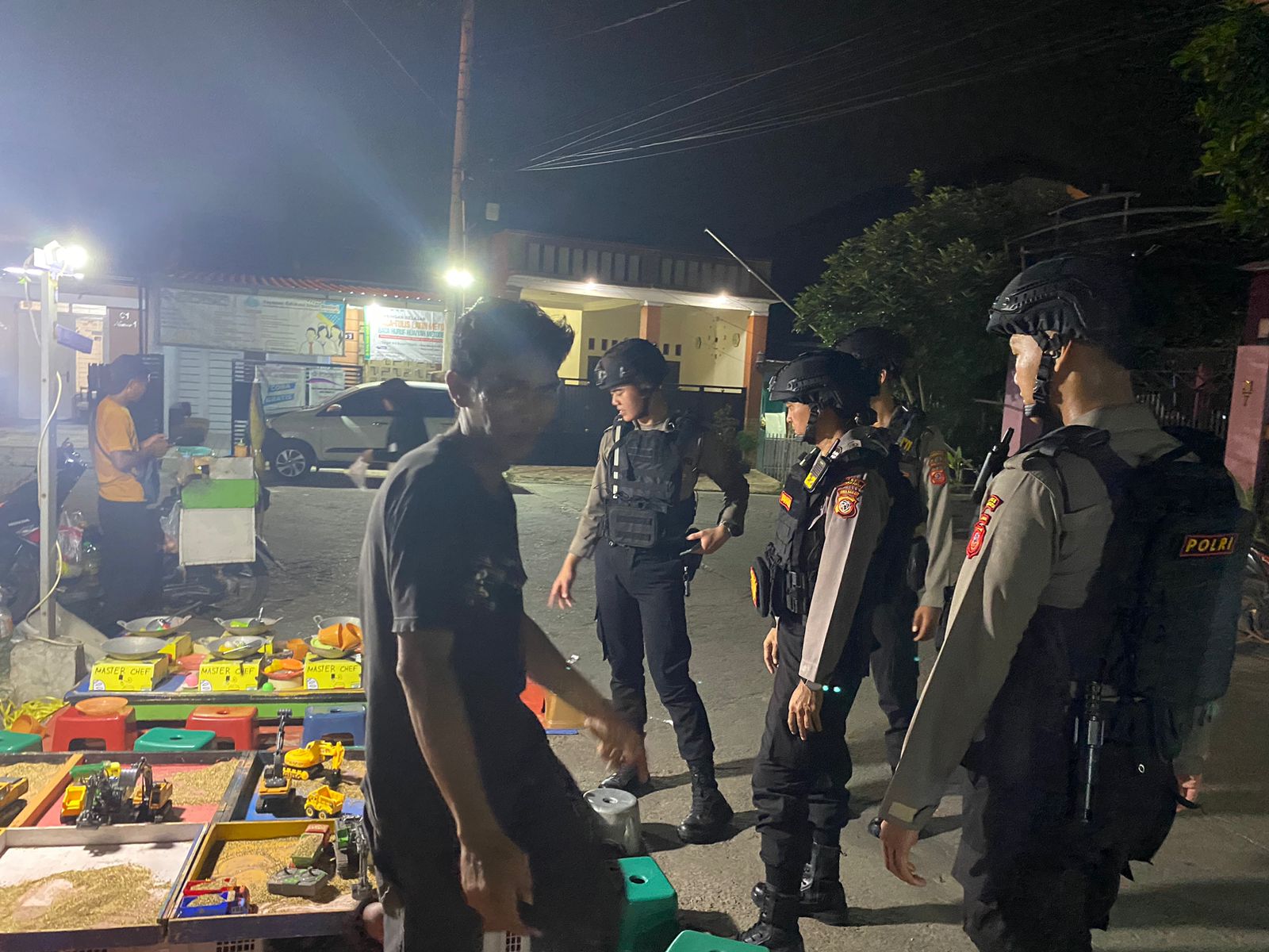 Sinergitas TNI-Polri, Polres Purwakarta Berkolaborasi Gelar Patroli KRYD