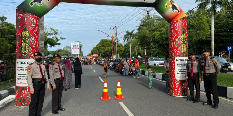Ditpamobvit Polda Kalteng Tingkatkan Pengamanan di Car Free Day