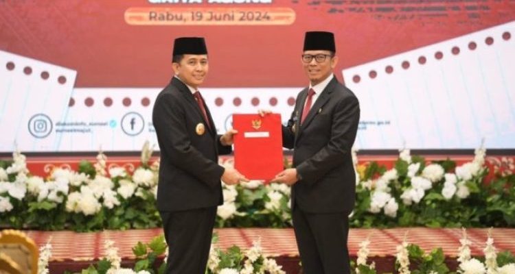 H Teddy Meilwansyah Melanjutkan Masa Perpanjangan Jabatan Sebagai PJ Bupati OKU