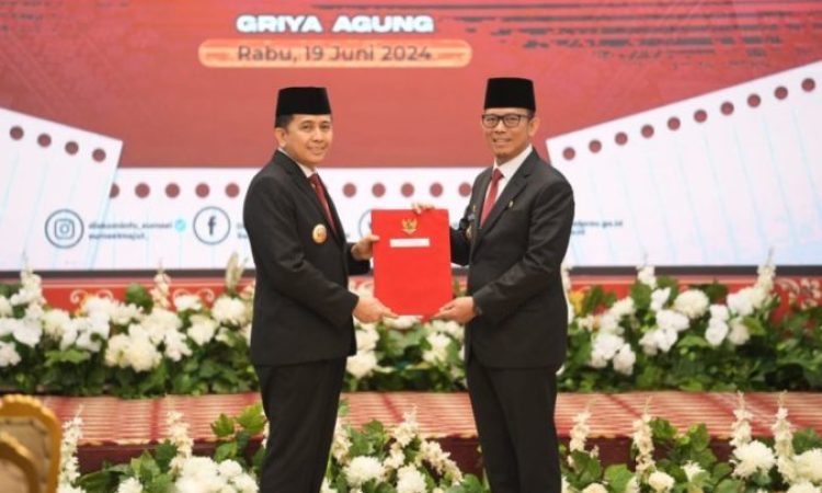 H Teddy Meilwansyah Melanjutkan Masa Perpanjangan Jabatan Sebagai PJ Bupati OKU