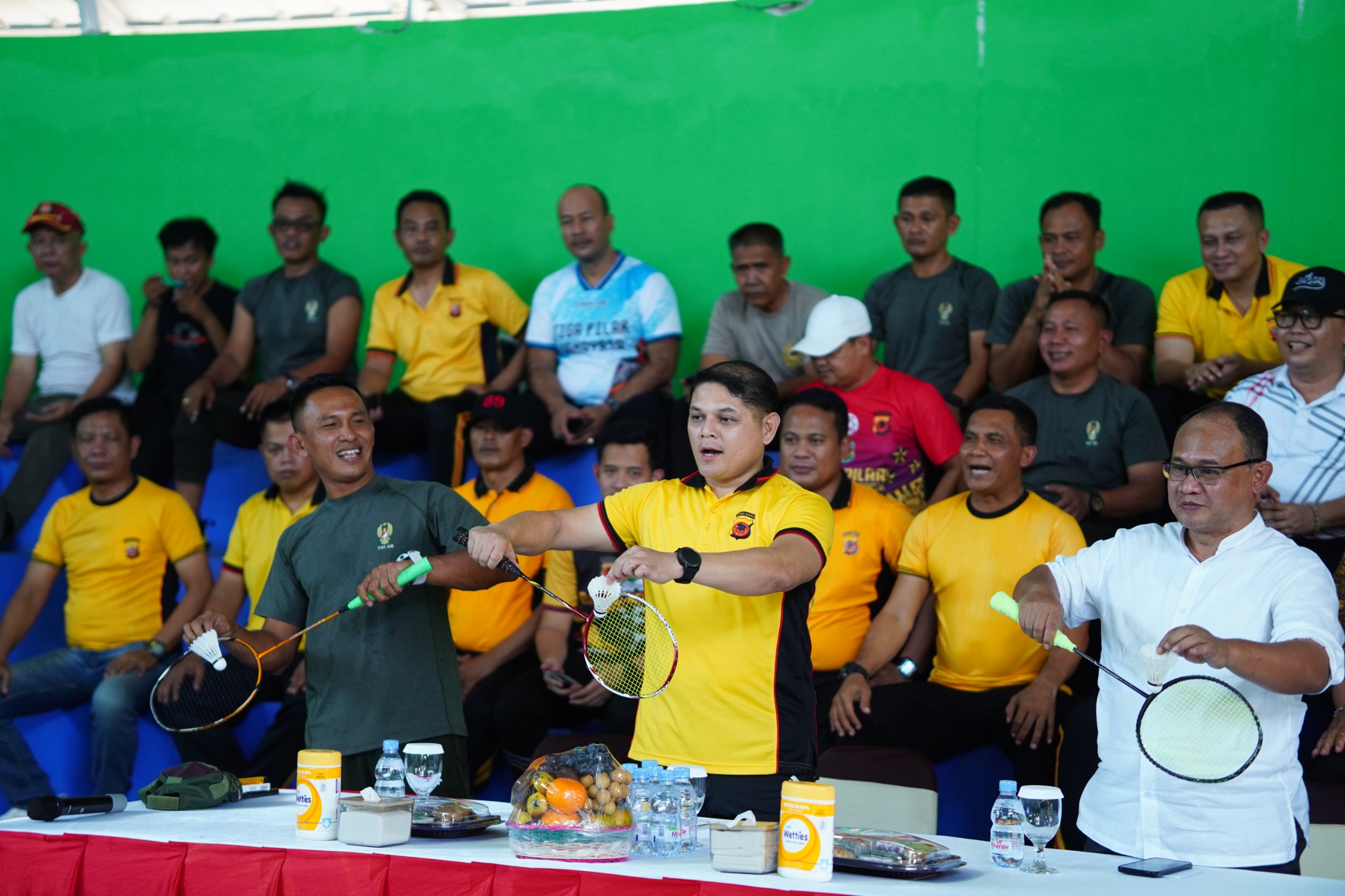 Meriahkan HUT Bhayangkara Ke-78, Polres Purwakarta Gelar Liga Nepak Tiga Pilar