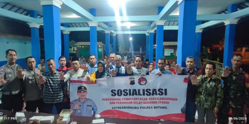 Polres Batang Tingkatkan Upaya Pencegahan Narkoba Lindungi Generasi Muda