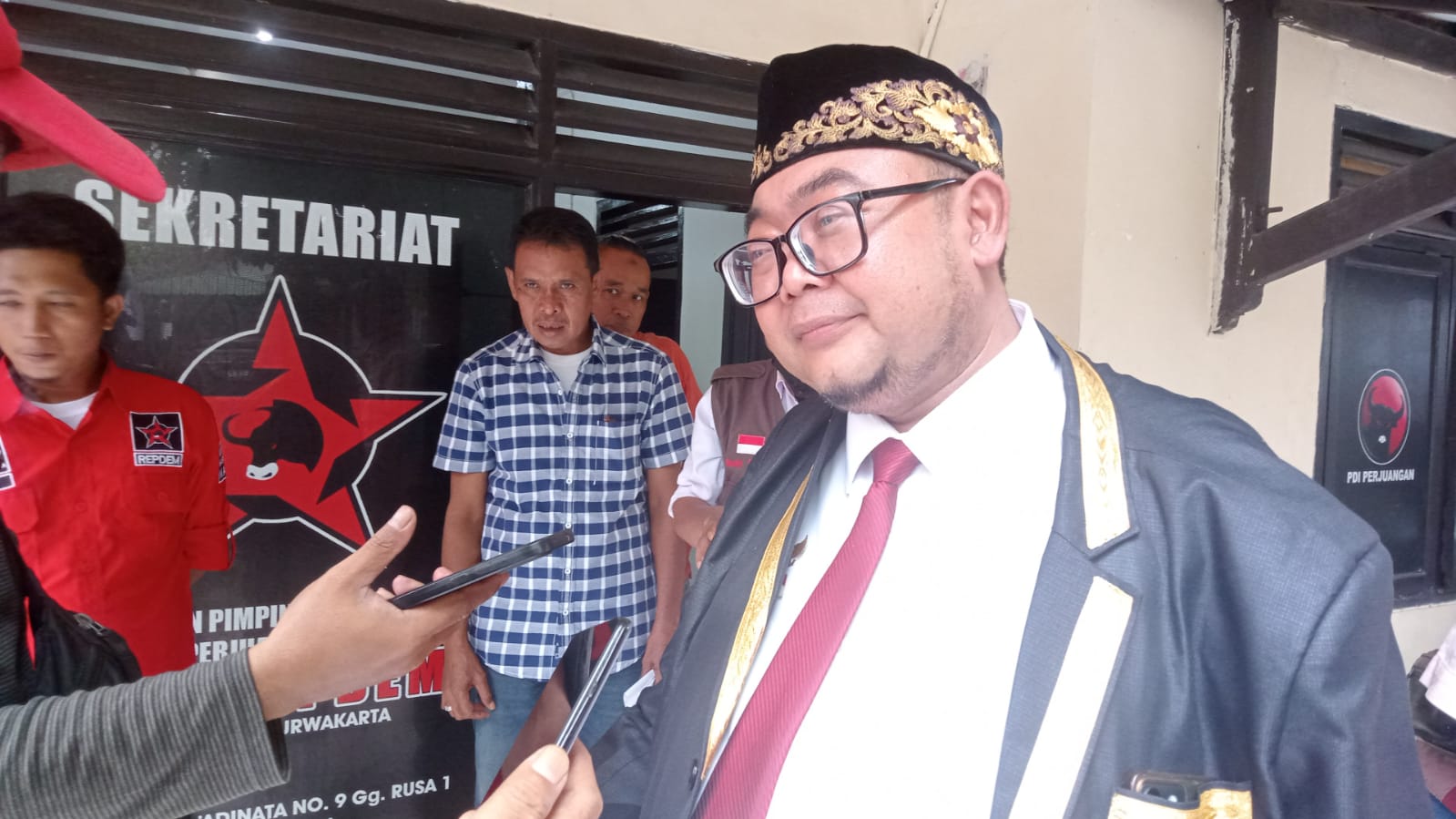 Presiden RBH H.Budi Hermawan Kunjungi Sekretariat DPC REPDEM Purwakarta
