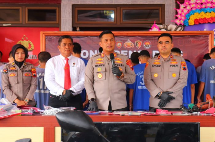 Polres Pekalongan Amankan 22 Tersangka Dari 17 Ungkap Kasus Tindak Pidana Selama Bulan Juni 2024