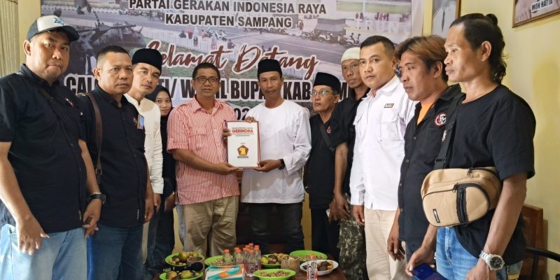 Ketua AWAS Daftar Bakal Calon Wakil Bupati Ke Partai Gerindra