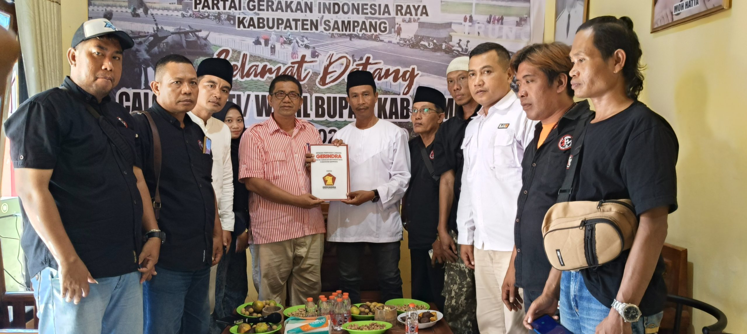 Ketua AWAS Daftar Bakal Calon Wakil Bupati Ke Partai Gerindra