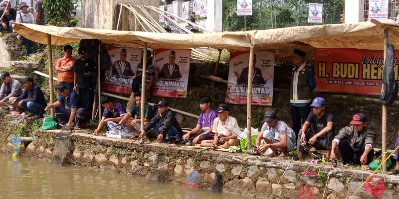 Presiden RBH H.Budi Hermawan Calon Bupati Purwakarta Adakan Kegiatan Lomba Mancing Mania