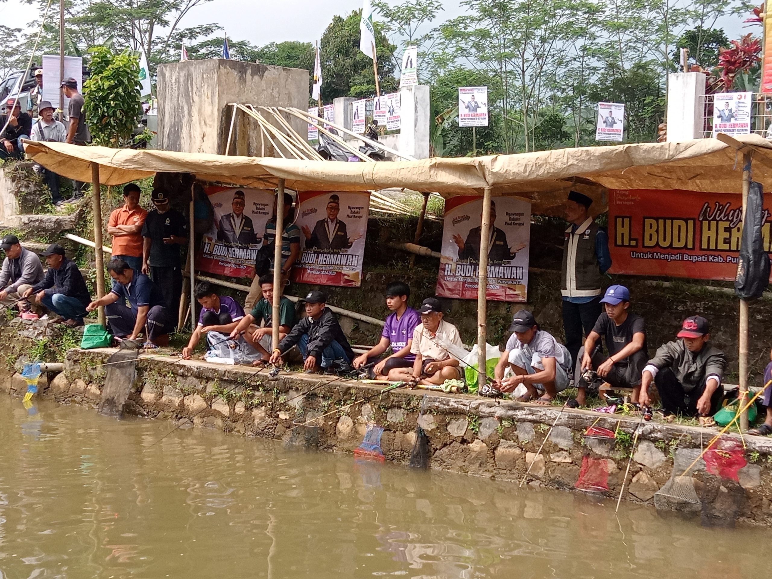 Presiden RBH H.Budi Hermawan Calon Bupati Purwakarta Adakan Kegiatan Lomba Mancing Mania