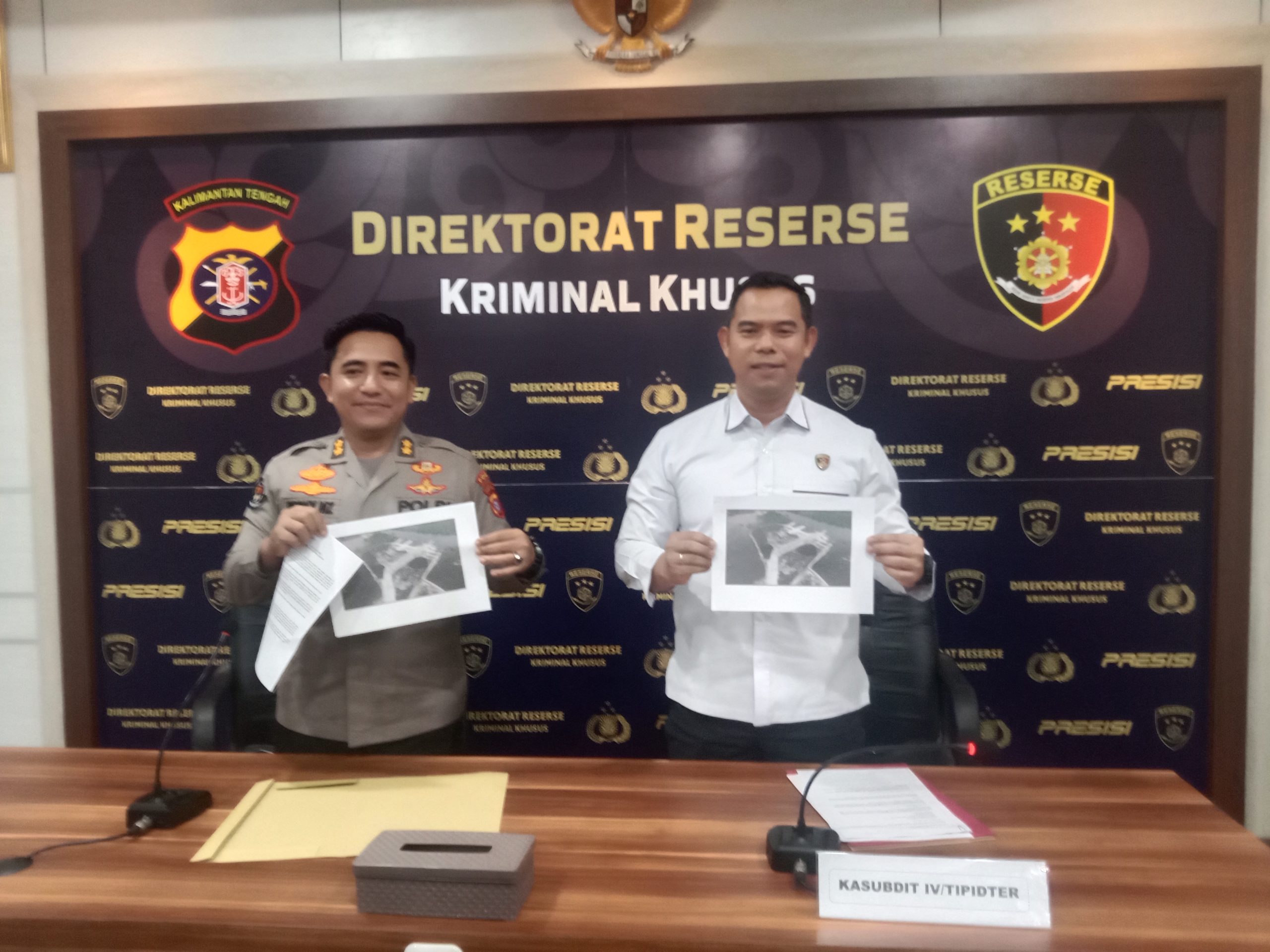 Ditreskrimsus Polda Kalteng Press Relis, PT.Mitra Tala Langgar Perijinan Terminal Khusus