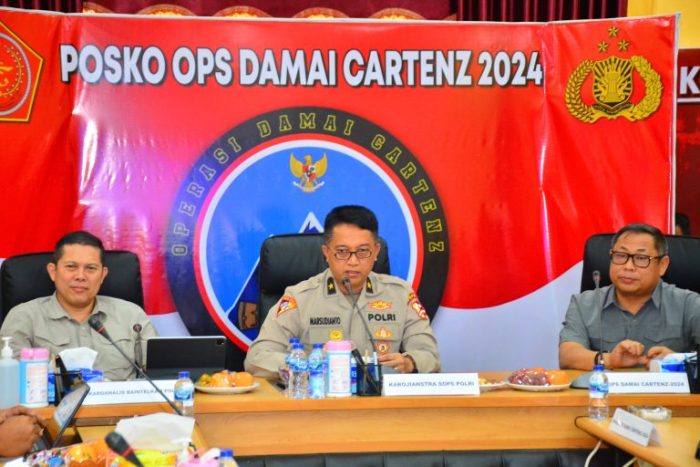 Kunjungan Kerja Dalam Dangka Asistensi Bidang Anggaran Operasi Damai Cartenz 2024