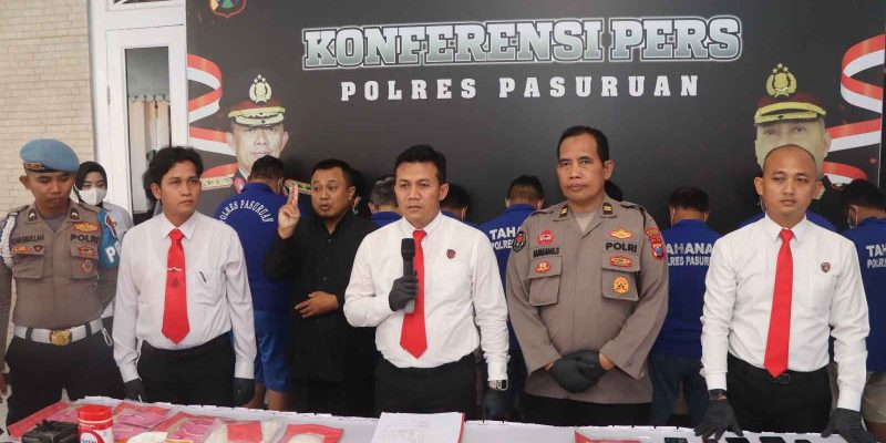 Satresnarkoba Polres Pasuruan Ungkap Kasus Peredaran Narkoba Selama Bulan Mei 2024