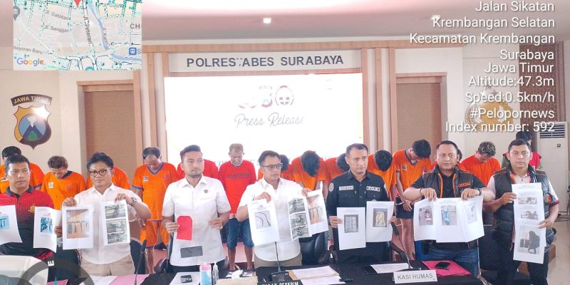 Satreskrim Polrestabes Surabaya Bekuk Pelaku 3C Selama 3 Hari dan Berhasil Amankan 21 Tersangka Kejahatan