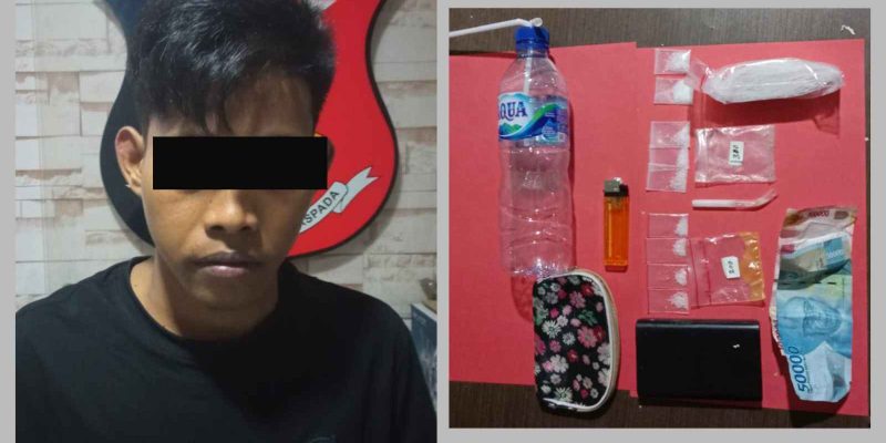 Polsek Krembangan Amankan Seorang Pengedar Narkotika Jenis Sabu Asal Bulak Banteng.