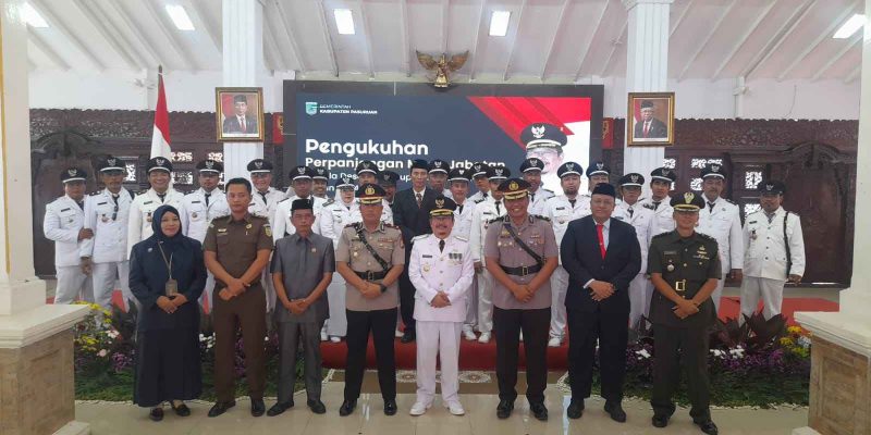 Pengukuhan Perpanjangan Masa Jabatan Kepala Desa Se-Kabupaten Pasuruan Oleh PJ Bupati