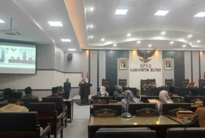 Kinerja DPRD Kabupaten Blitar Di Apresiasi Bupati Blitar Dalam Rapat Paripurna DPRD Kab Blitar