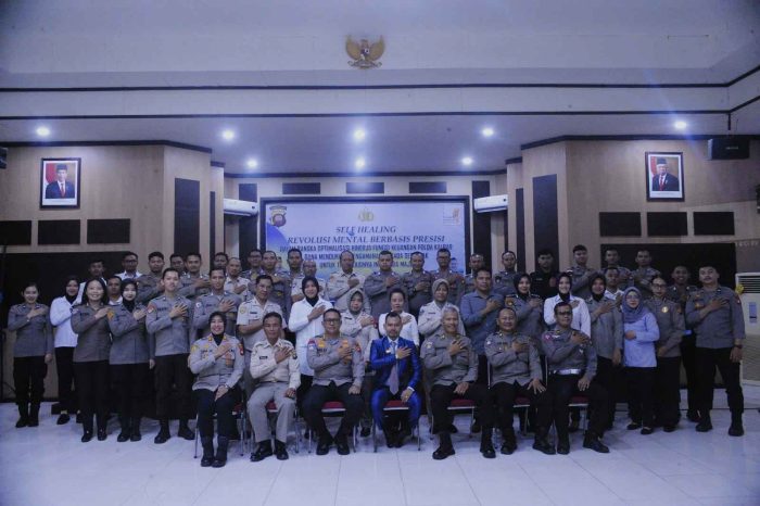 Antisipasi Pelanggaran Anggota, Kabid Keuangan Polda Kalbar Gelar Pelatihan “Self Healing”.