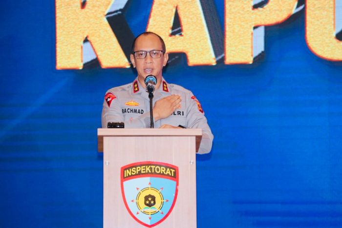 Buka Rakerwas Itwasda, Kapolda Sumsel Irjen A Rachmad Wibowo Tekankan Penguatan Fungsi Pengawasan Berbasis Digital