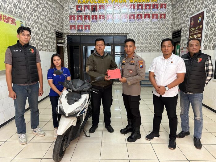 Polsek Genteng Surabaya Ungkap Pelaku Curanmor Hotel Cleo Dan Kembali Ranmor Ke Pemiliknya