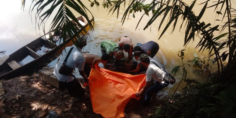 Polsek Megang Sakti Polres Musi Rawas Sigap Meluncur ke TKP Adanya Penemuan Mayat di Sungai Megang