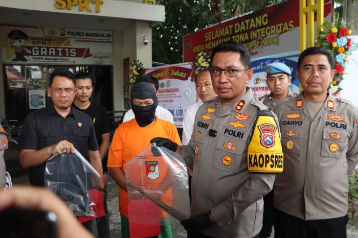 Paman Aniaya Keponakan Hingga Merenggang Nyawa, Polres Bangkalan Bekuk Pelaku Hingga Beberkan Kronologinya