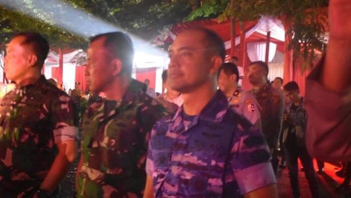 Kasrem 043/Gatam Hadiri Tradisi Hari Bhayangkara Ke-78 Polda Lampung