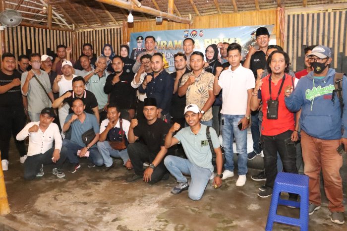 Gelar “Piramida” Bersama Insan Media, Kapolres Bangkalan AKBP Febri Isman Jaya Ingin Wujudkan Kamtibmas Jelang Pilkada