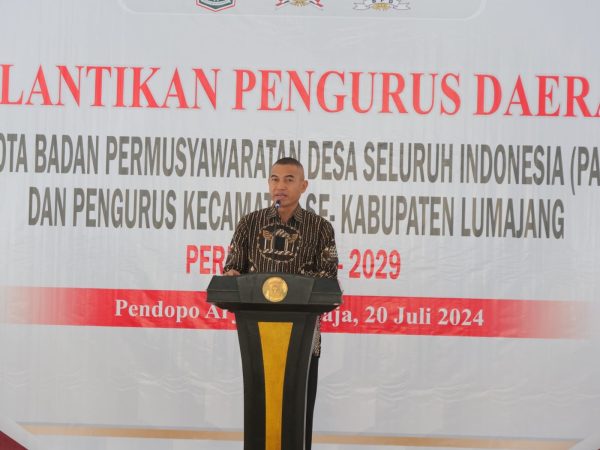 Sekda Lumajang Berharap PABPDSI Kawal Pengelolaan Keuangan Desa