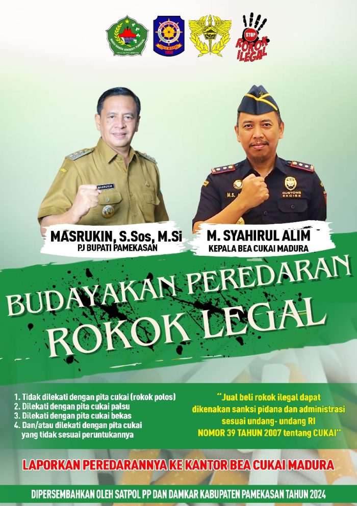 Budayakan Peredaran Rokok Legal di Kabupaten Pamekasan