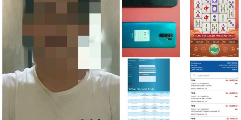 Unit Reskrim Polsek Semampir Amankan Cleaning Servise Sedang Main Judi Online.