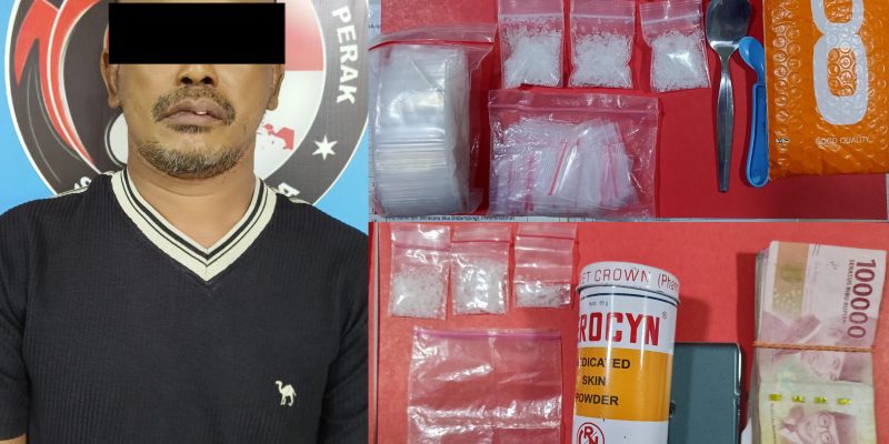 Edarkan Narkotika Jenis Sabu, Pelaku Seorang Cleaning Service Di Bekuk Tim Sus Satresnarkoba Polres Pelabuhan Tanjung Perak