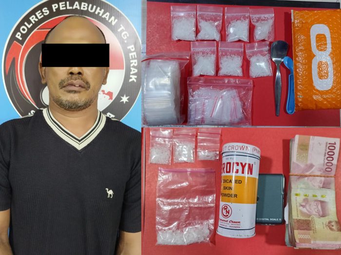 Edarkan Narkotika Jenis Sabu, Pelaku Seorang Cleaning Service Di Bekuk Tim Sus Satresnarkoba Polres Pelabuhan Tanjung Perak