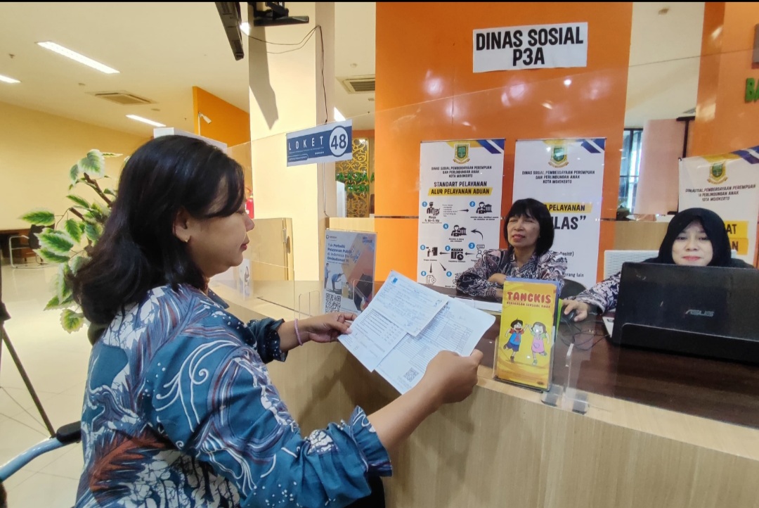 Permudah Masyarakat, Dinsos PPPA Kota Mojokerto Buka Layanan di MPP Gajah Mada