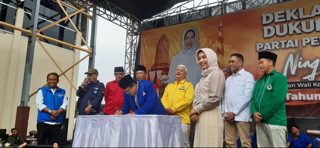 Deklarasi Dukung Ning Ita, Delapan Parpol Pengusung dan Tujuh Partai Non Parlemen Siap Menangkan di Kota Mojokerto