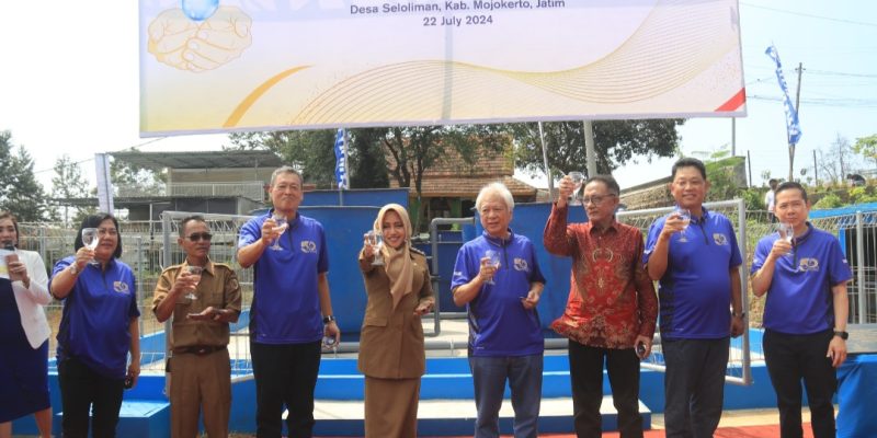 Bupati Ikfina Resmikan Sistem Pengolahan Air Minum Bersih, CSR PT. Yamaha Indonesia Motor Manufacturing