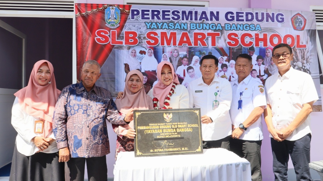 Upaya Tingkatkan Kualitas Pendidikan ABK, Bupati Ikfina Resmikan Gedung Baru SLB Smart School Pacet
