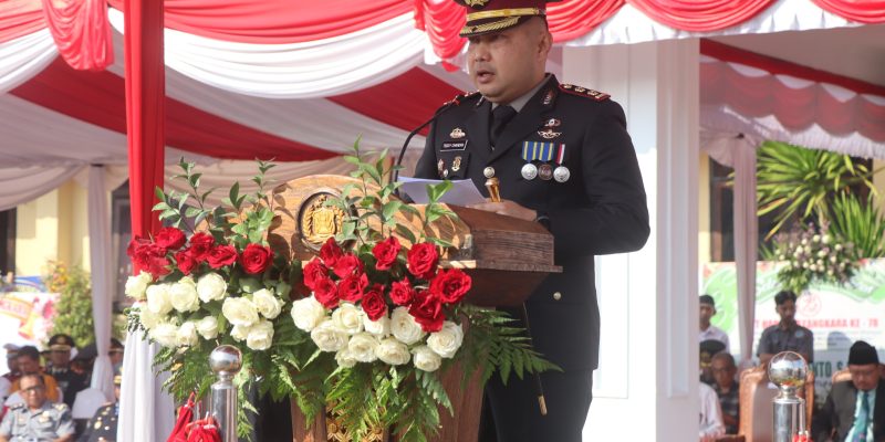 Polres Pasuruan Gelar Upacara Parade Hari Bhayangkara Ke-78 Tahun 2024