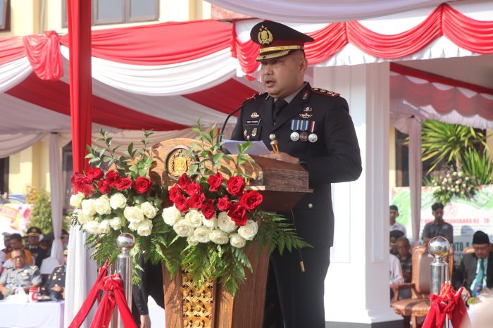 Polres Pasuruan Gelar Upacara Parade Hari Bhayangkara Ke-78 Tahun 2024