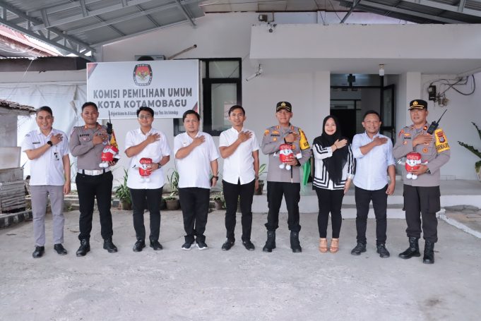 Jelang Tahapan Pemilukada 2024 Kapolres Check Situasi dan Kondisi Gudang Logistik KPU Kotamobagu