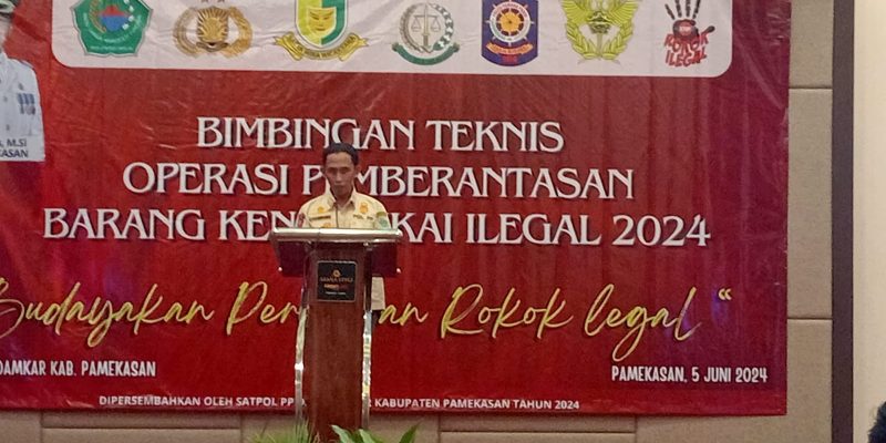 Satpol PP Pamekasan, Madura Menggelar BIMTEK Operasi Pemberantasan Barang kena Cukai Ilegal 2024