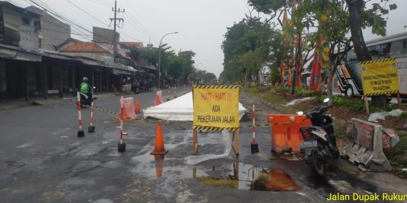 Pemkot Surabaya Lanjutkan Betonisasi Jalan Dupak Sisi Selatan