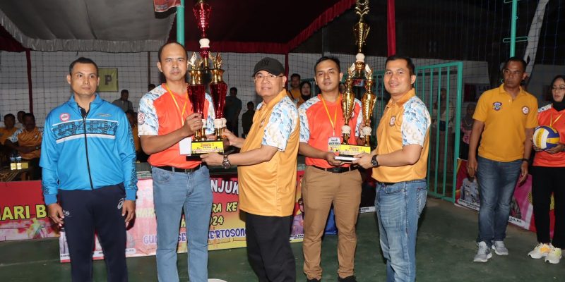 Pembukaan Open Turnamen Bola Voli Kapolres Nganjuk Cup Peringati Hari Bhayangkara ke-78