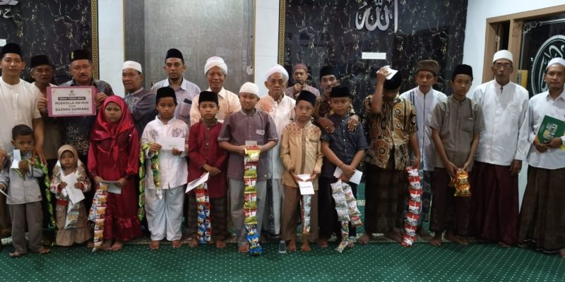Musholla An-Nur Bersama BAZNAS Sampang Gelar Santunan Anak Yatim
