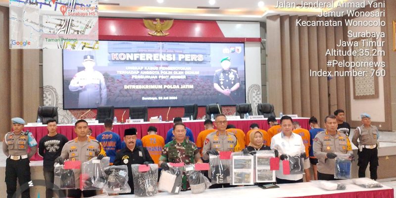 Ditreskrimum Polda Jatim dan Polres Jember Tetapkan 13 Oknum Pendekar PSHT Sebagai Tersangka Pengeroyokan Polisi