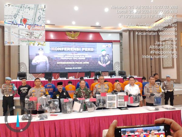 Ditreskrimum Polda Jatim dan Polres Jember Tetapkan 13 Oknum Pendekar PSHT Sebagai Tersangka Pengeroyokan Polisi