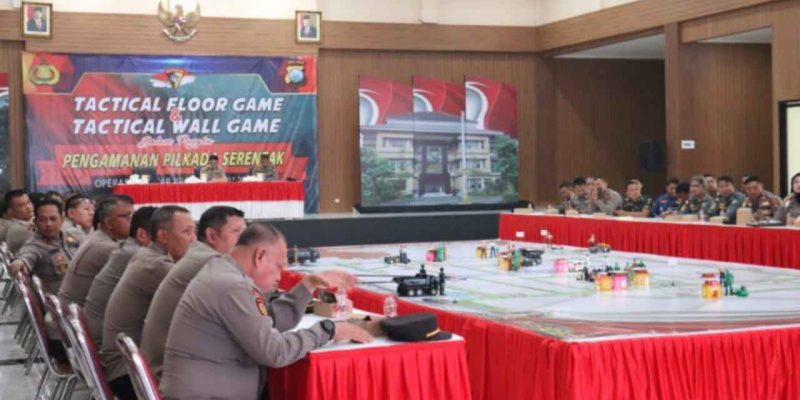 Polresta Sidoarjo Gelar “TFG Dan TWG” Pengamanan Pilkada Serentak 2024.