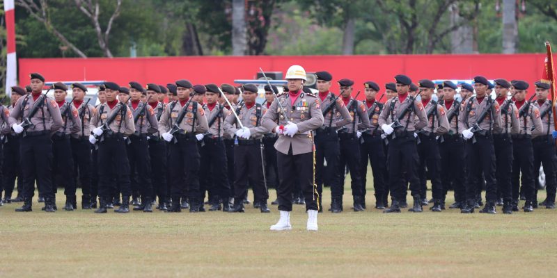 Upacara Hari Bhayangkara ke-78 di Polda Kalteng Berlangsung Khidmad