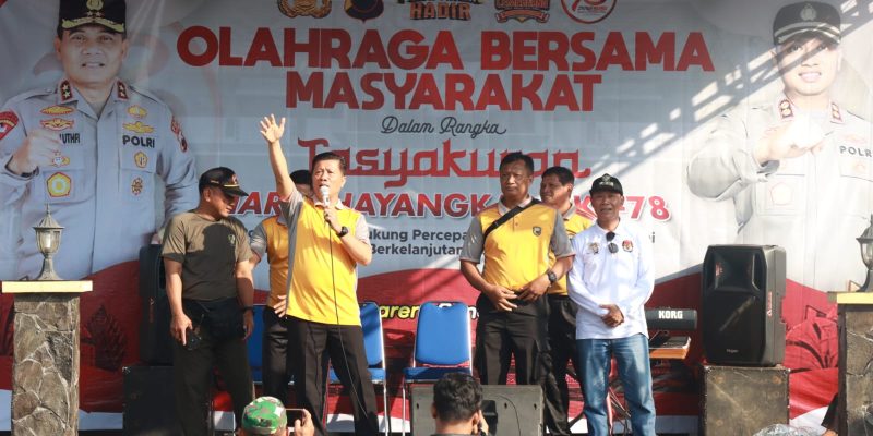 Puncak Peringatan ke-78 Hari Bhayangkara, Polres Batang Sediakan Berbagai Dorprize Untuk Masyarakat