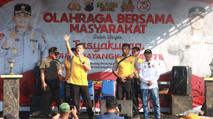 Puncak Peringatan ke-78 Hari Bhayangkara, Polres Batang Sediakan Berbagai Dorprize Untuk Masyarakat