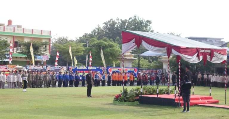 Polres Oku Gelar Upacara HUT Bhayangkara Ke-78 Di Tahun 2024